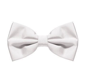 Black bow tie, White