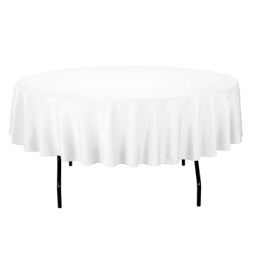 Stain resistant tablecloth, round