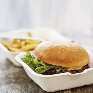 BIO pietų dėžutė "Hamburger" (500 vnt. )