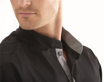 Pavāru/apkalpojošā personāla krekls, melns