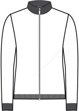 Men's cardigan with zipper