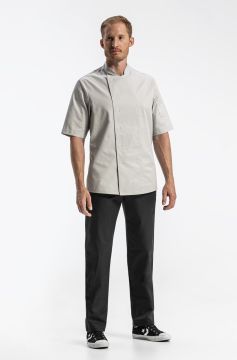 Men's Chef Jacket With Concealed Press Studs Regular Fit