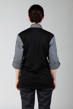 Chef's jacket with press studs