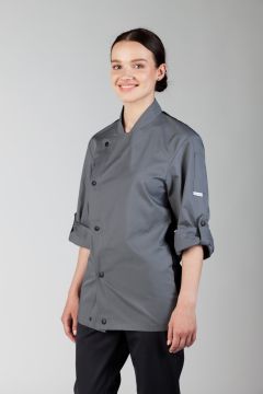 Chef's jacket with press studs