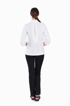 Linen chef's jacket for women Jokado.lt by Julia Janus