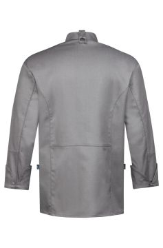 Men's Chef Jacket Denim Look With Metal Press Buttons Regular Fit