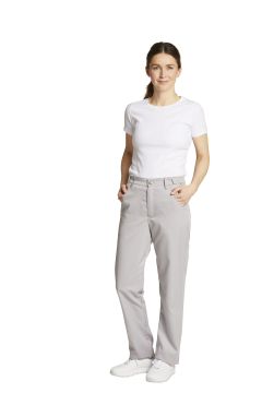Unisex pants, grey and white