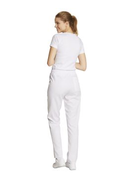 Unisex jogging pants, white and grey 