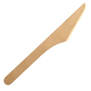 Biodegradable knife | birch wood (2400 pcs.)