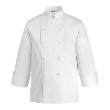 Cotton chef's jacket with long sleeves