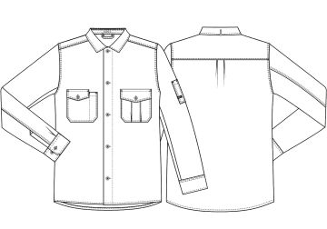 Virėjo/aptarnaujančio personalo marškiniai
