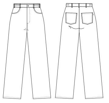 Ladies pants - jeans cut