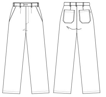 Men's pants, extra length
