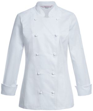 Ladies chef's jacket with buttons